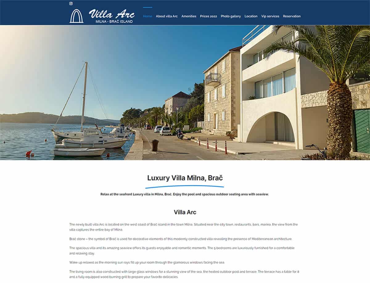 Villa Arc Milna referenca
