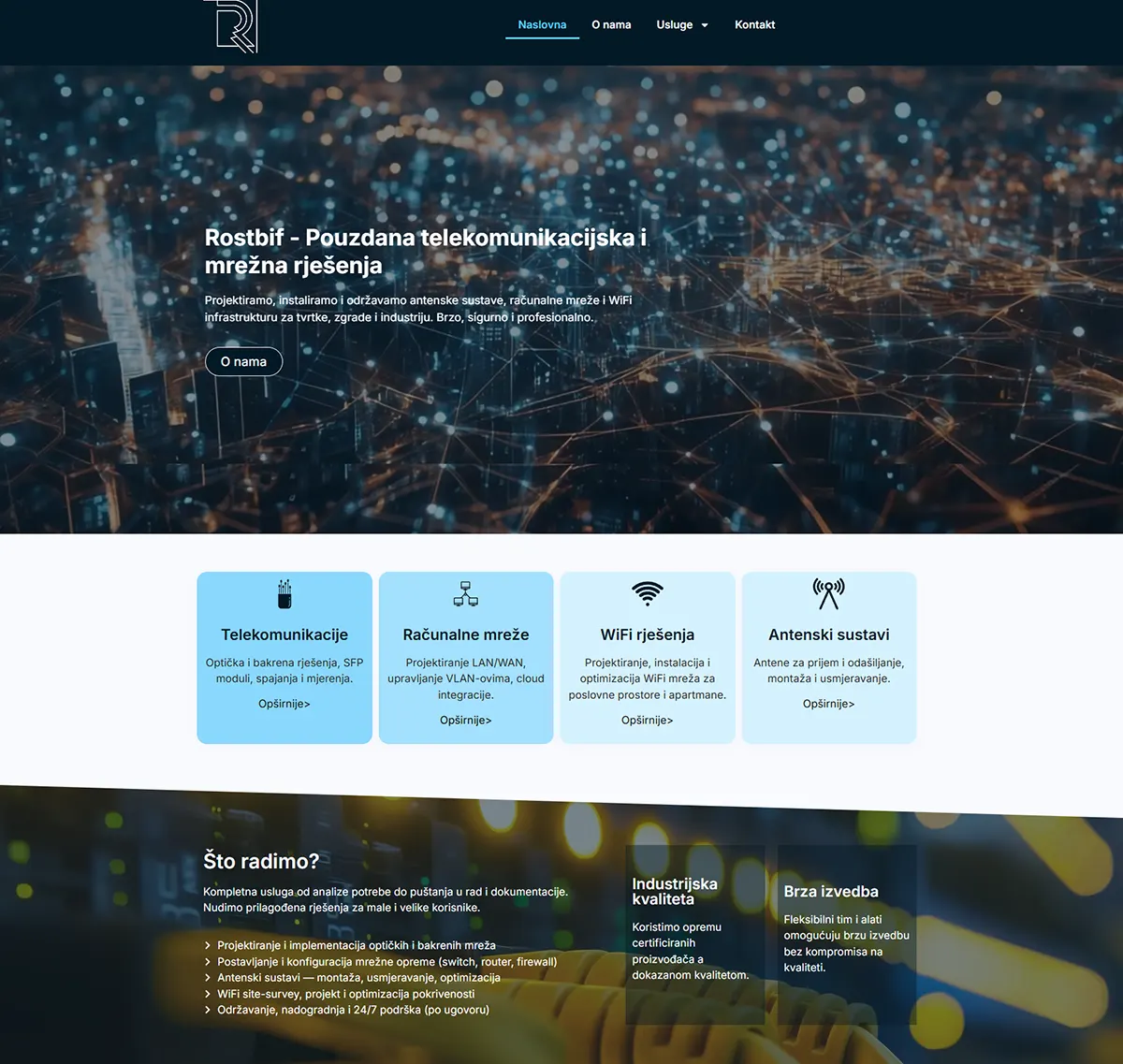 Rostbif dizajn web stranice